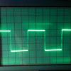 Square wave response - line stage left channel; 1khz @ 1.5 Vp-p